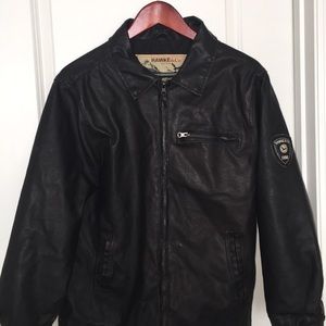 NEW - Hawks & Co Leather Jacket